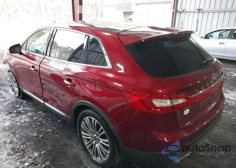 2018 Lincoln Mkx Reserve z USA, uszkodzony, nr VIN 2LMPJ6LR1JBL12725